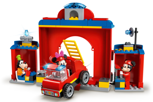 10776 DISNEY Mickey & Friends Fire Truck &Station - 7