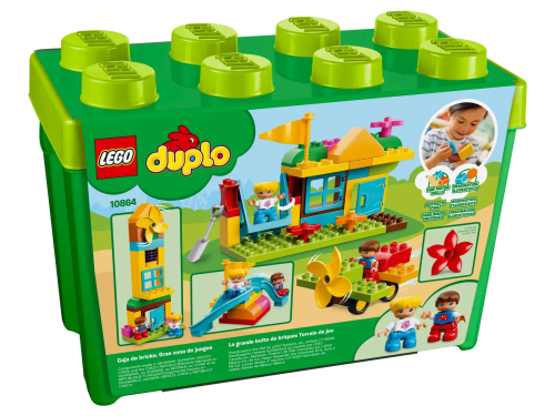 10864 Duplo Large Playground Brick Box  - 3