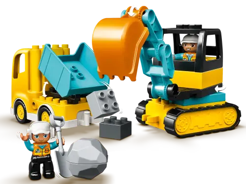 10931 Duplo Truck & Tracked Excavator - 7