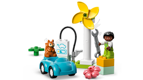 10985 Duplo Wind Turbine and Electric Car - 4