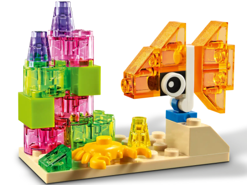 11013 Classic Creative Transparent Bricks - 10