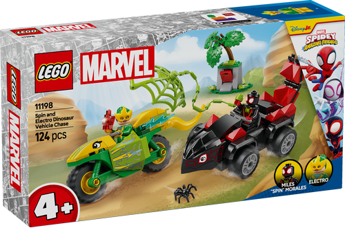 11198 Marvel Spin and Electro Dinosaur Vehicle Chase - 2