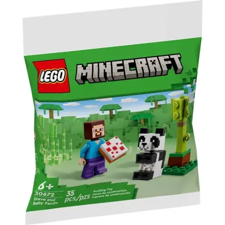 30672 Minecraft Steve and Baby Panda - 2