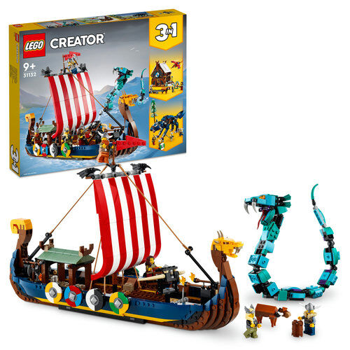 31132 Creator Viking Ship and the Midgard Serpent - 1