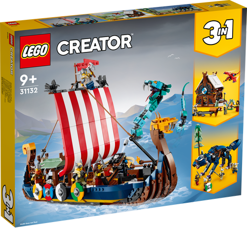 31132 Creator Viking Ship and the Midgard Serpent - 2