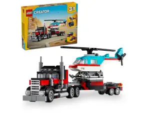 31146 Creator 3in1 Flatbed Truck with Helicopter - 1