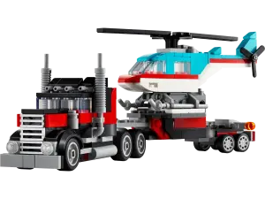 31146 Creator 3in1 Flatbed Truck with Helicopter - 4