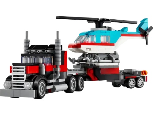 31146 Creator 3in1 Flatbed Truck with Helicopter - 4