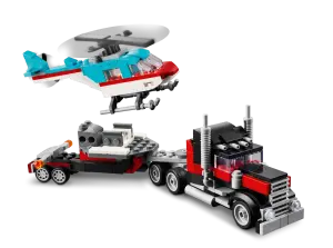 31146 Creator 3in1 Flatbed Truck with Helicopter - 5