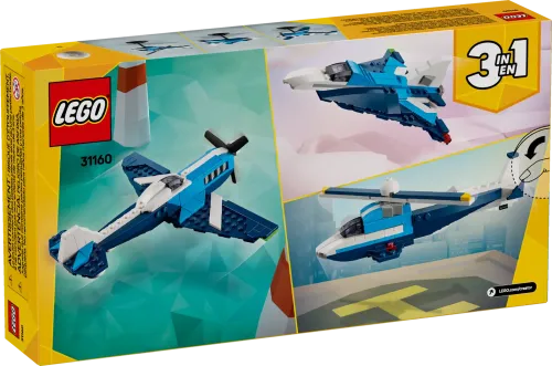 31160 Creator 3in1 Aircraft: Race Plane - 3