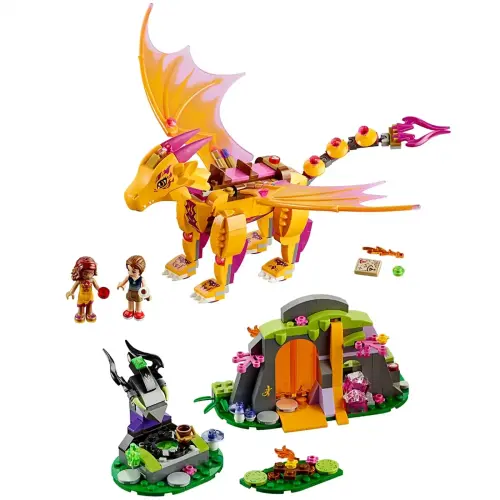 41175 ELVES Fire Dragons Lava Cave - 3