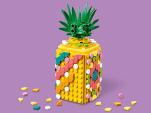 41906 dots  Pineapple Pencil Holder - 7