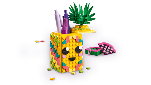 41906 dots  Pineapple Pencil Holder - 9