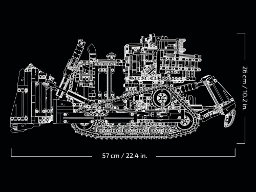 42131 Technic App-Controlled Cat D11 Bulldozer - 9