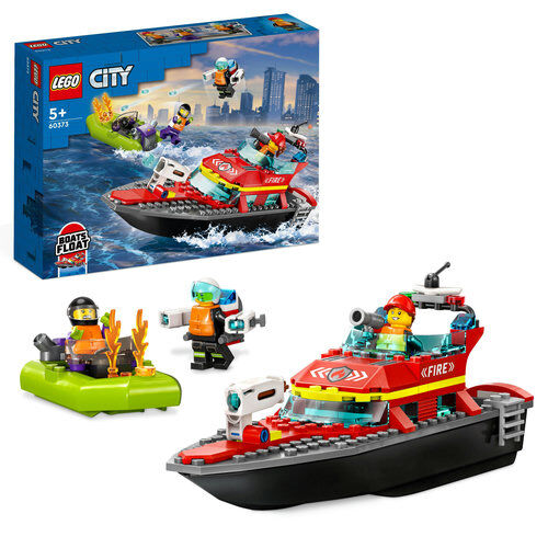 60373 City Fire Rescue Boat - 1