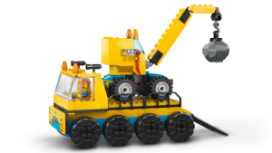 60391 City Construction Trucks and Wrecking Ball Crane - 6