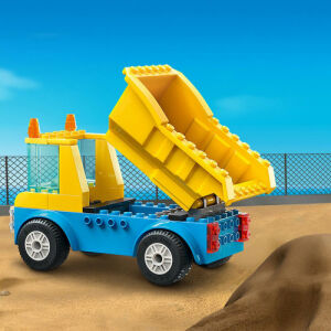 60391 City Construction Trucks and Wrecking Ball Crane - 12