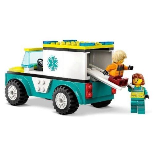 60403 City Emergency Ambulance and Snowboarder - 5