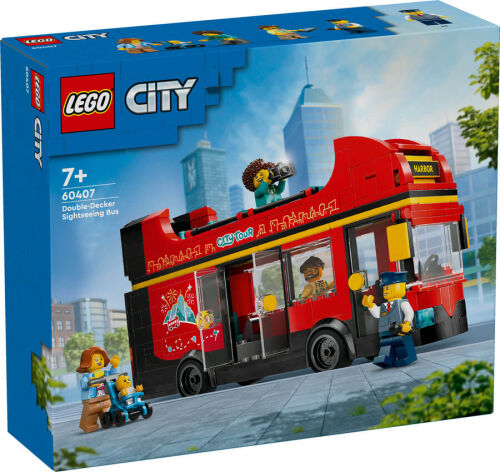 60407 City Red Double-Decker Sightseeing Bus - 2