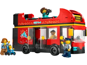 60407 City Red Double-Decker Sightseeing Bus - 4