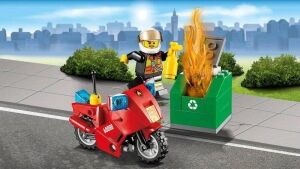 60410 City Fire Rescue Motorcycle - 8