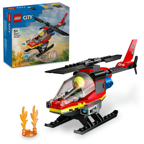 60411 City Fire Rescue Helicopter - 1