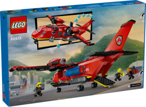 60413 City Fire Rescue Plane - 3