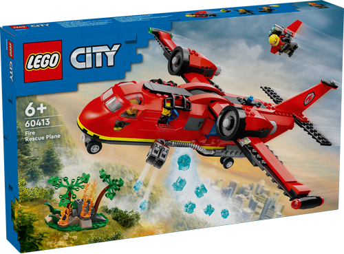 60413 City Fire Rescue Plane - 2