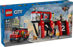 60414 City Fire Station with Fire Truck - 2