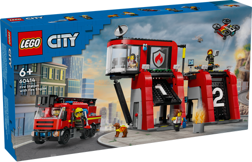 60414 City Fire Station with Fire Truck - 2