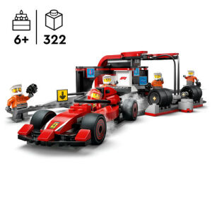 60443 City F1® Pit Stop & Pit Crew with Ferrari Car - 5