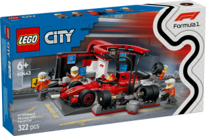 60443 City F1® Pit Stop & Pit Crew with Ferrari Car - 2