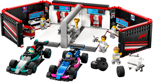 60444 City F1® Garage & Mercedes-AMG & Alpine Cars - 5