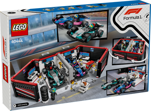 60444 City F1® Garage & Mercedes-AMG & Alpine Cars - 3