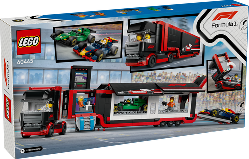 60445 City F1® Truck with RB20 & AMR24 F1® Cars - 3