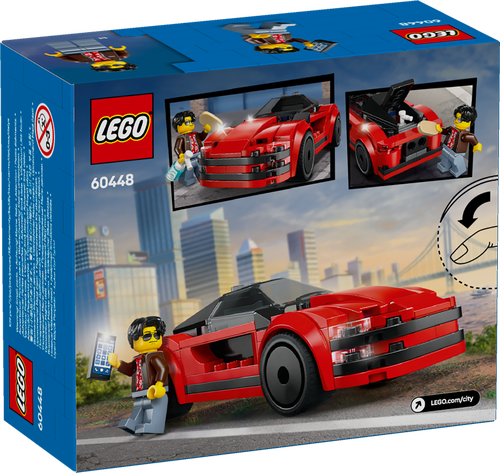 60448 City Red Sports Car - 3