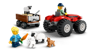 60461 City Red Farm Tractor with Trailer & Sheep - 6