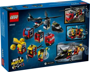 60462 City Helicopter, Fire Truck & Submarine Remix - 3