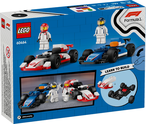 60464 City F1® Williams Racing & Haas F1® Race Cars - 3