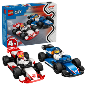 60464 City F1® Williams Racing & Haas F1® Race Cars - 1