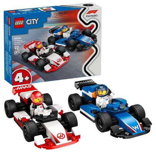 60464 City F1® Williams Racing & Haas F1® Race Cars - 1