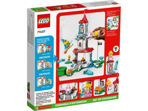 71407 Super Mario Cat Peach Suit and Frozen Tower Expansion Set - 3