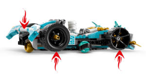 71791 Ninjago Zane’s Dragon Power Spinjitzu Race Car - 4