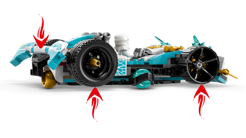 71791 Ninjago Zane’s Dragon Power Spinjitzu Race Car - 4