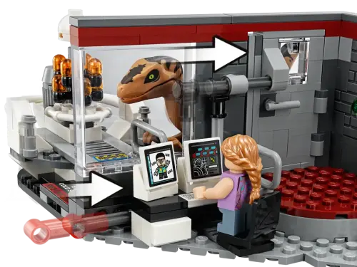 75932 JURASSIC WORLD Jurassic Park Velociraptor Chase - 8