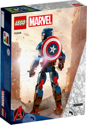 76258 Marvel Captain America Construction Figure - 3