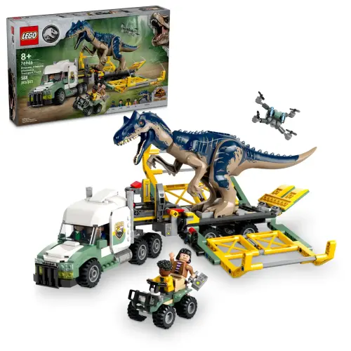 76966 Jurassic World Dinosaur Missions: Allosaurus Transport Truck - 1