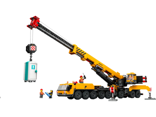 60409 City Yellow Mobile Construction Crane Toy  - 4