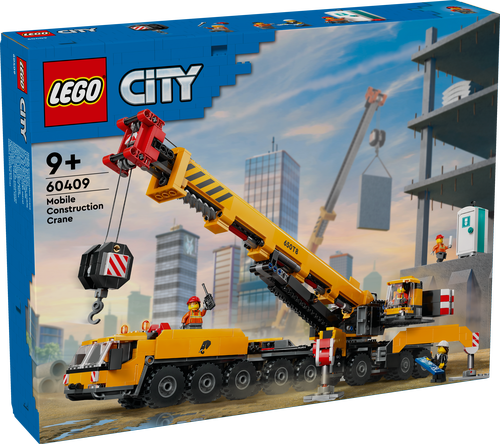 60409 City Yellow Mobile Construction Crane Toy  - 2