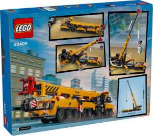 60409 City Yellow Mobile Construction Crane Toy  - 3